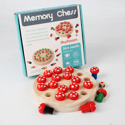 Wooden Memory Matching Game