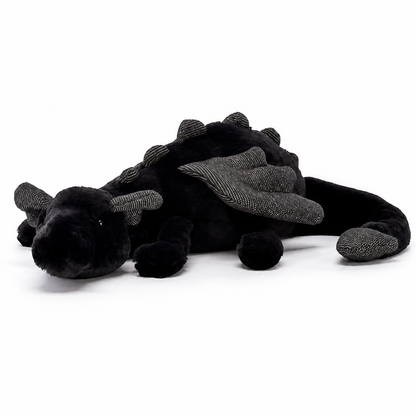 Black Dragon Plush Toy – 88cm