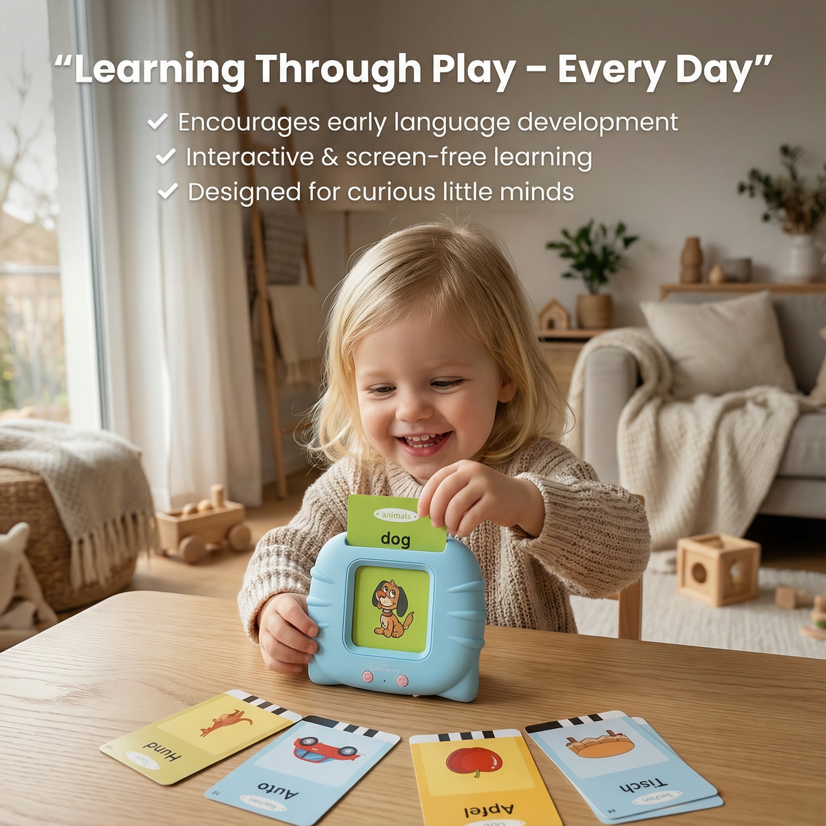 Interactive Talking Flash Cards – Early Language Learning Set