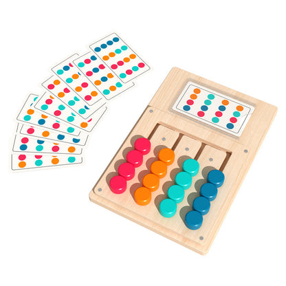 Wooden Color Logic Puzzle