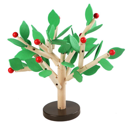Wooden Build-a-Tree Puzzle