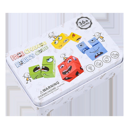Wooden Expression Matching Game