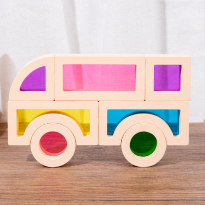 Rainbow Acrylic Building Blocks