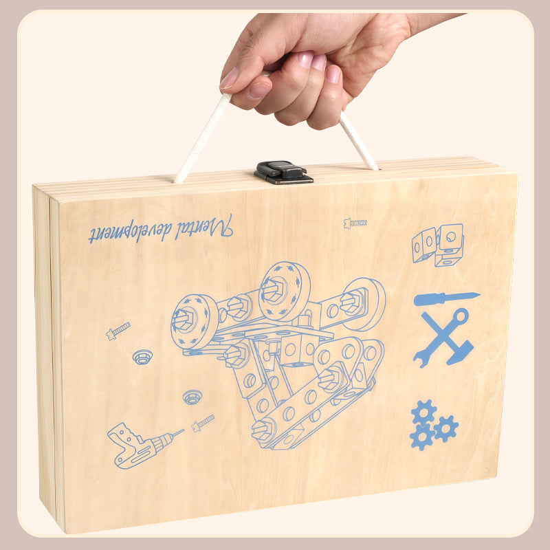 Wooden Kids Tool Box Set