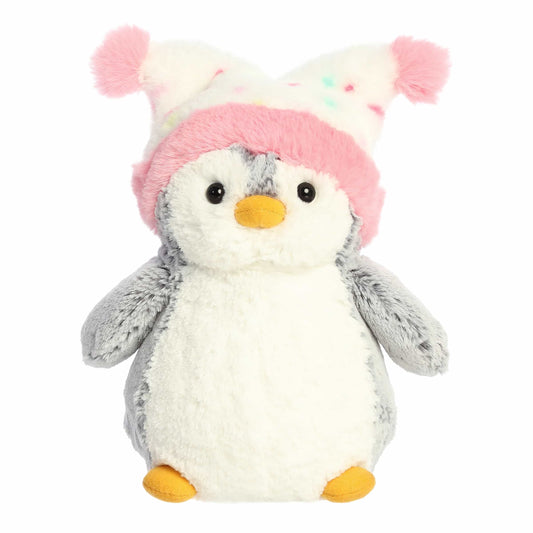 '- PomPom Penguin - 9" Pompom Confetti Hat
