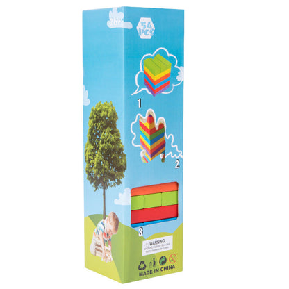 Wooden Number Stacking Game