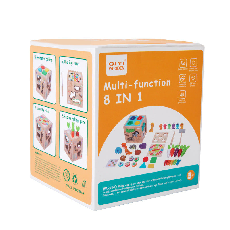 8-in-1 Wooden Montessori Activity Set