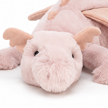 Pink Dragon Plush Toy – 50cm