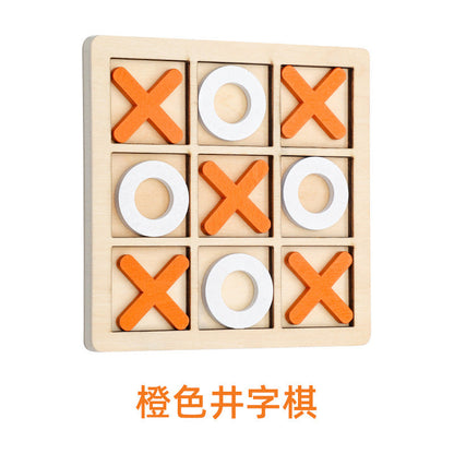 Wooden Fast Sling Puck Board Game for Kids & Families