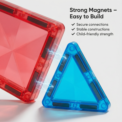 Interactive Magnetic Building Blocks