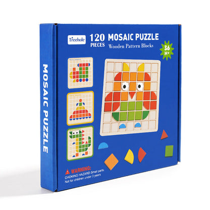 Wooden Mosaic Puzzle Set