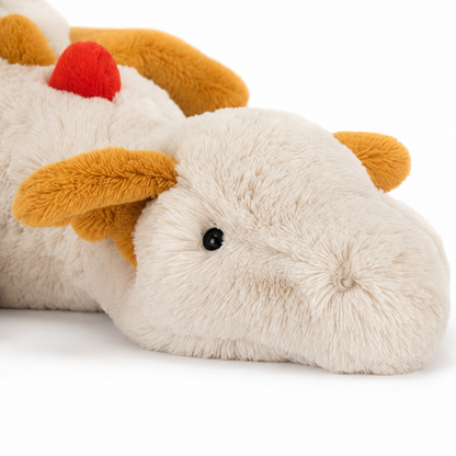 Eight Treasure Golden Dragon Plush Toy – 88 cm