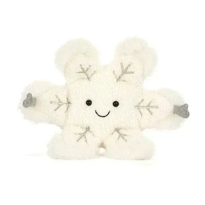 Plush Snowflake Toy – Soft Winter Cuddly Friend, 6 in