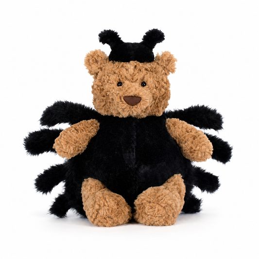 Barcelona Bear Spider Plush Toy – 28cm
