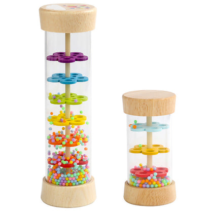 Wooden Rainbow Rainmaker Toy