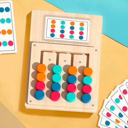Wooden Color Logic Puzzle