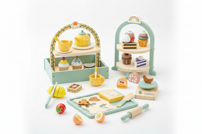 Wooden Afternoon Tea & Dessert Play Set