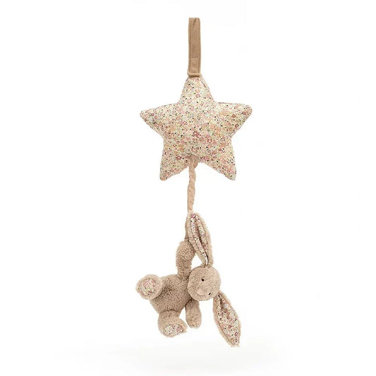 Jellycat Musical Pull Bunny Blossom Bea Beige 28cm