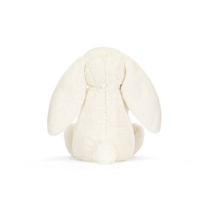 Cream Bunny with Rose