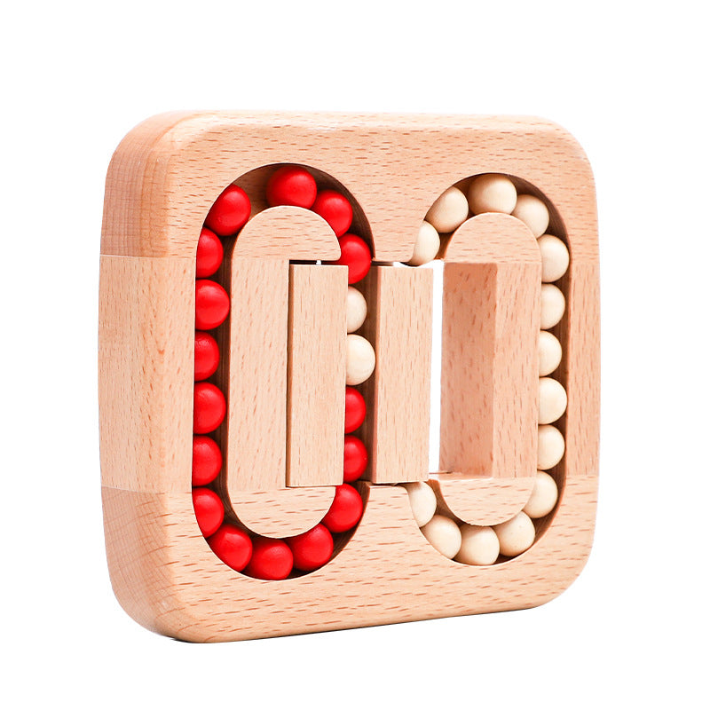 Wooden Rolling Ball Maze Puzzle Lock