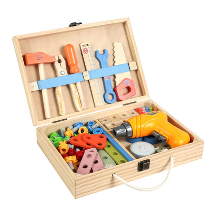 Wooden Kids Tool Box Set