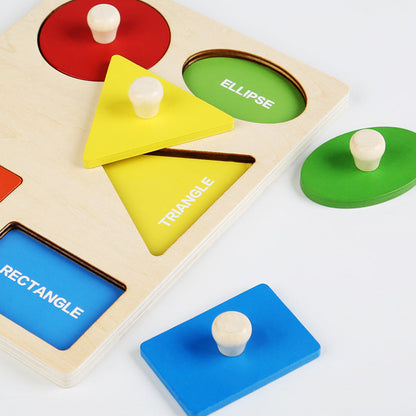 Wooden Geometric Shape Puzzle