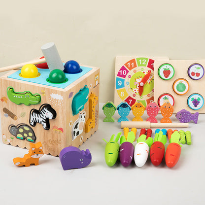 8-in-1 Wooden Montessori Activity Set
