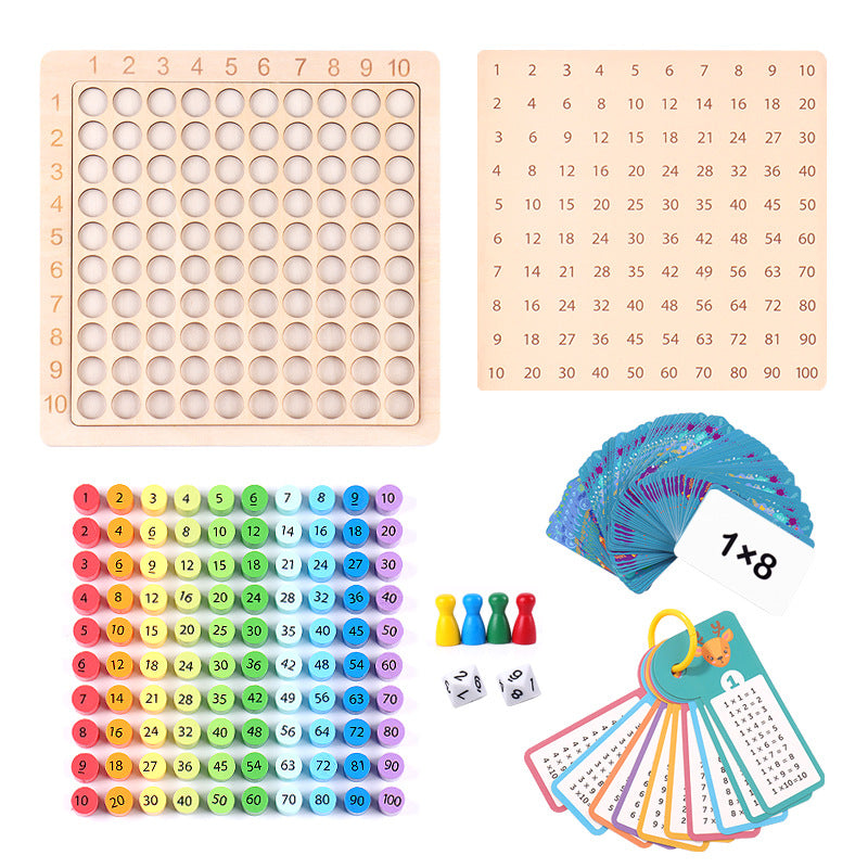 Wooden Multiplication Board