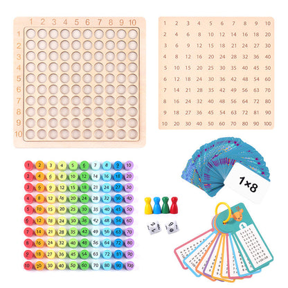Wooden Multiplication Board