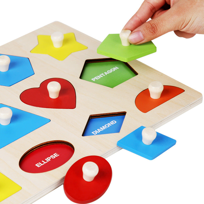 Wooden Geometric Shape Puzzle