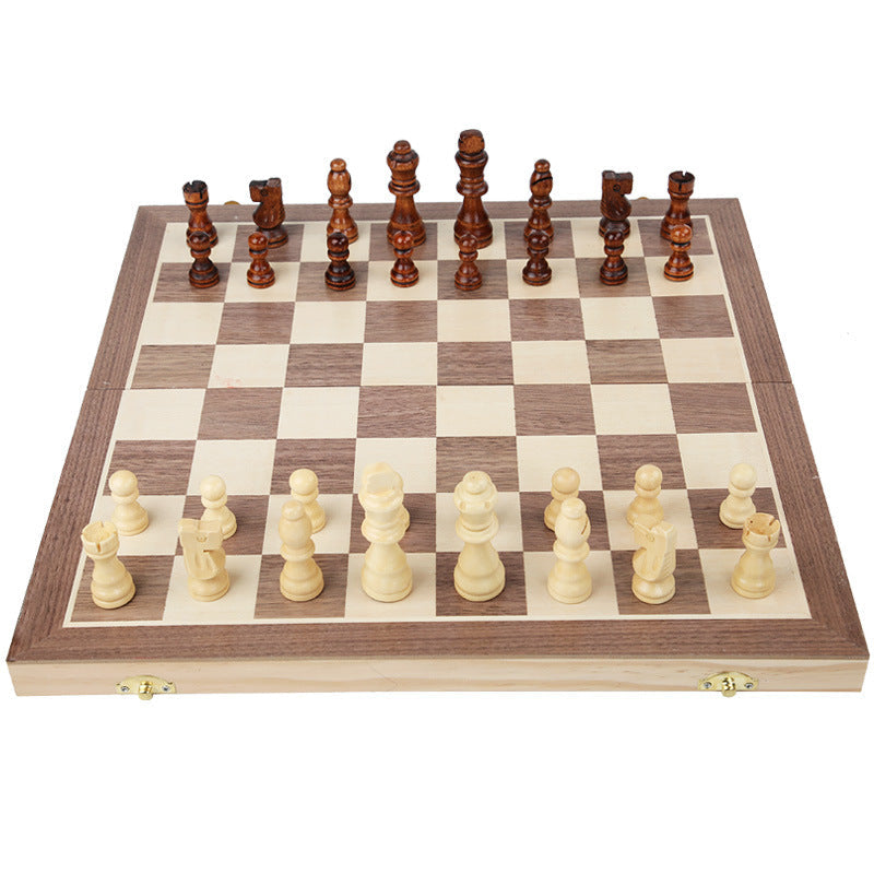 Folding Wooden Chess Set