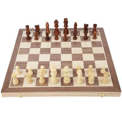 Folding Wooden Chess Set