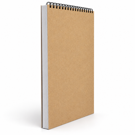 A3 Blank Kraft Cover Sketchbook – 40 Sheets