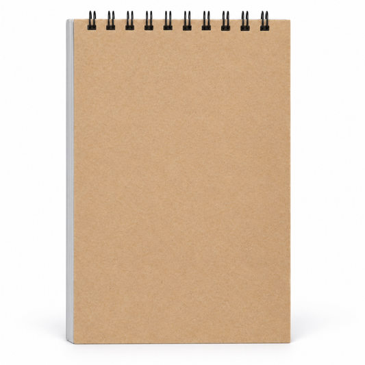 A5 Blank Kraft Cover Sketchbook – 40 Sheets
