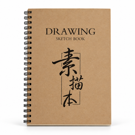 A5 Side-Bound Spiral Sketchbook – 30 Sheets, 60 Pages
