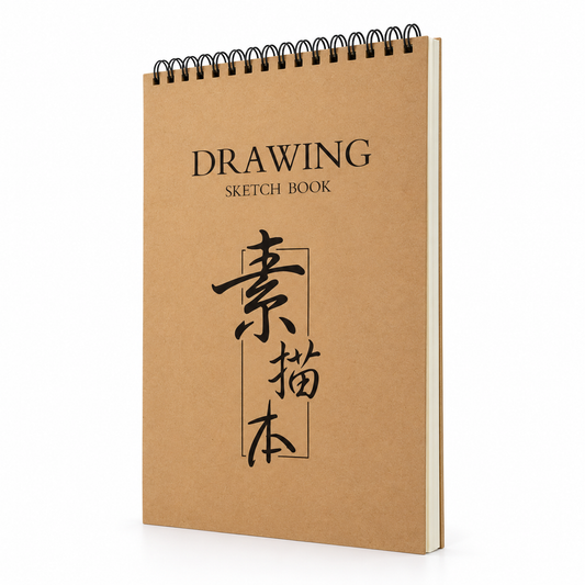 8K Spiral Sketchbook – 30 Sheets, 60 Pages