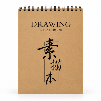 16K Spiral Sketchbook – 30 Sheets, 60 Pages