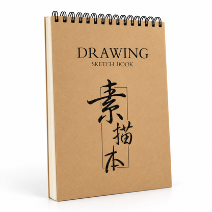 16K Spiral Sketchbook – 30 Sheets, 60 Pages