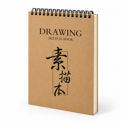 16K Spiral Sketchbook – 30 Sheets, 60 Pages