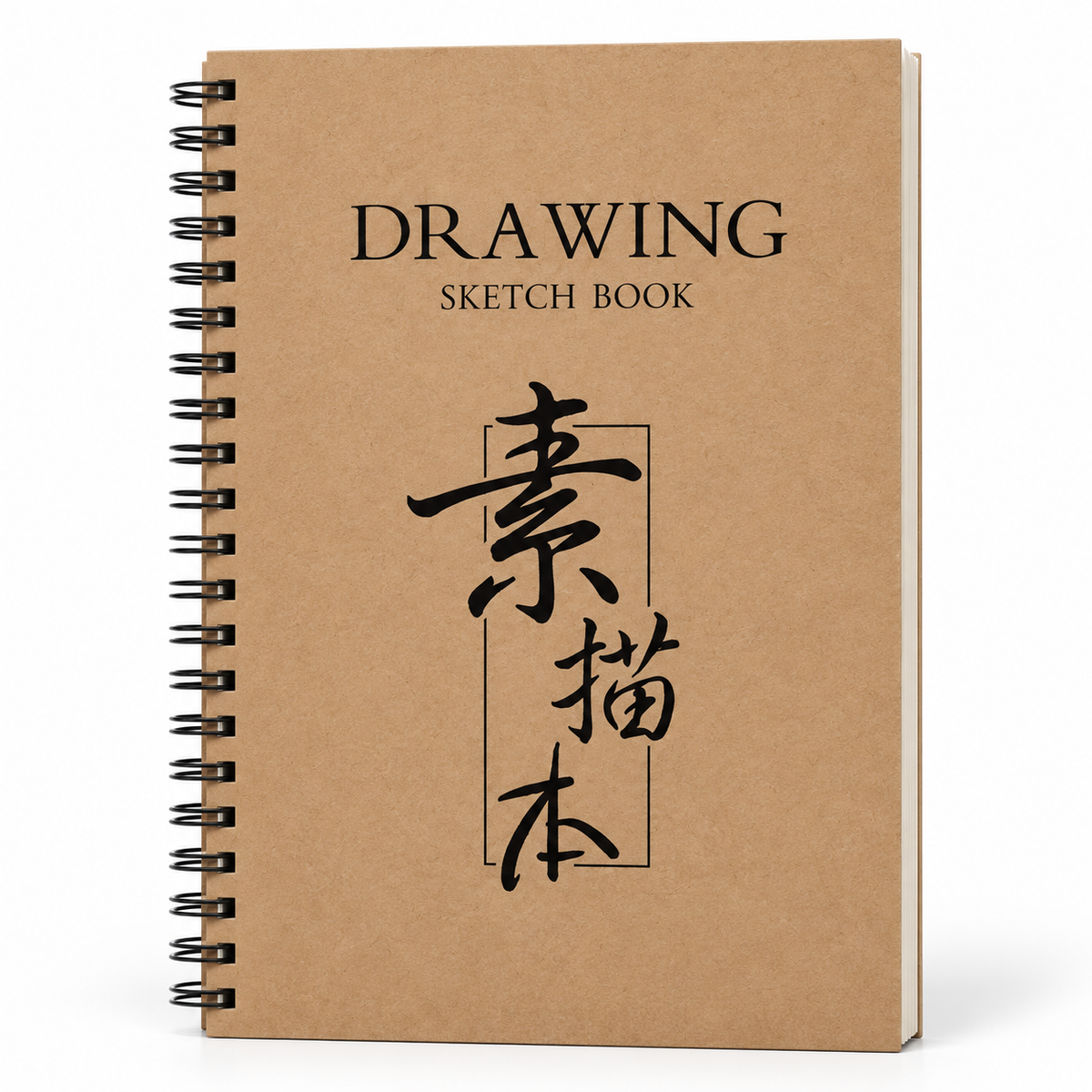 16K Side-Bound Spiral Sketchbook – 30 Sheets, 60 Pages