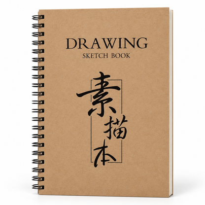 16K Side-Bound Spiral Sketchbook – 30 Sheets, 60 Pages