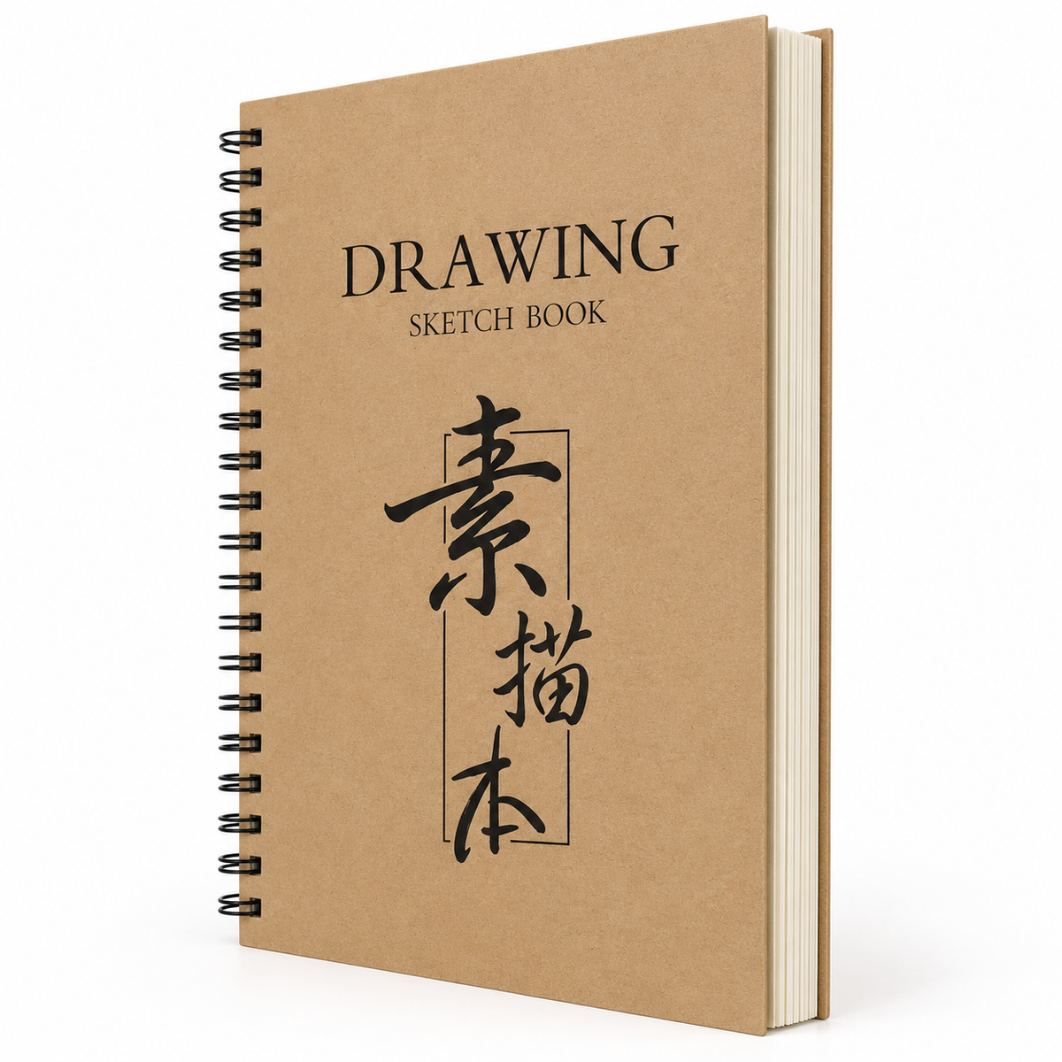 16K Side-Bound Spiral Sketchbook – 30 Sheets, 60 Pages