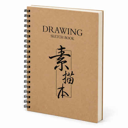 16K Side-Bound Spiral Sketchbook – 30 Sheets, 60 Pages