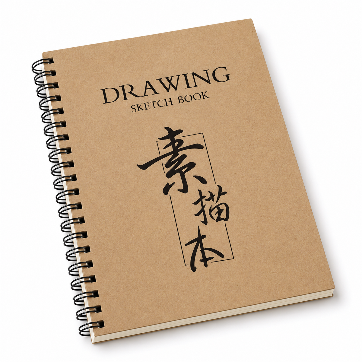 16K Side-Bound Spiral Sketchbook – 30 Sheets, 60 Pages
