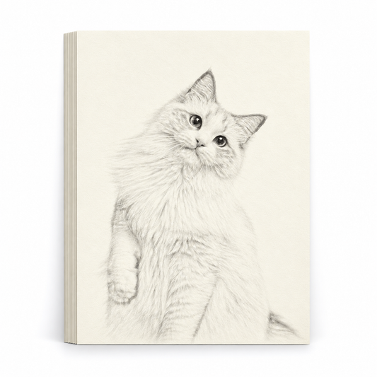 4K Blank Sketch Paper – 160 GSM