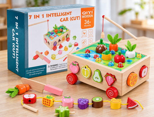7-in-1 Wooden Activity Box