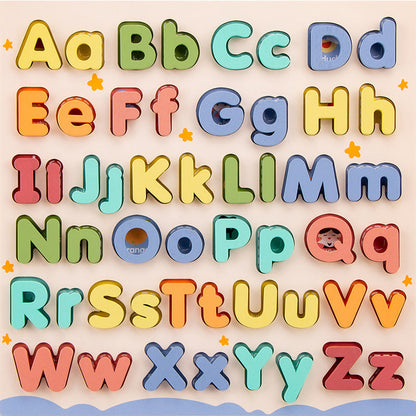 Wooden Alphabet Puzzle Board