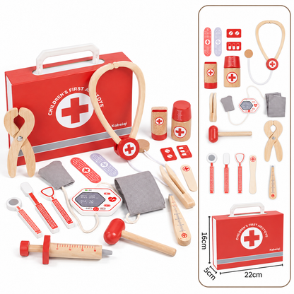 Wooden Doctor Play Set