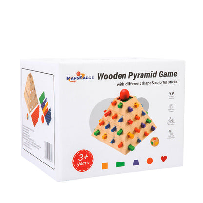 Wooden Shape Matching Pyramid