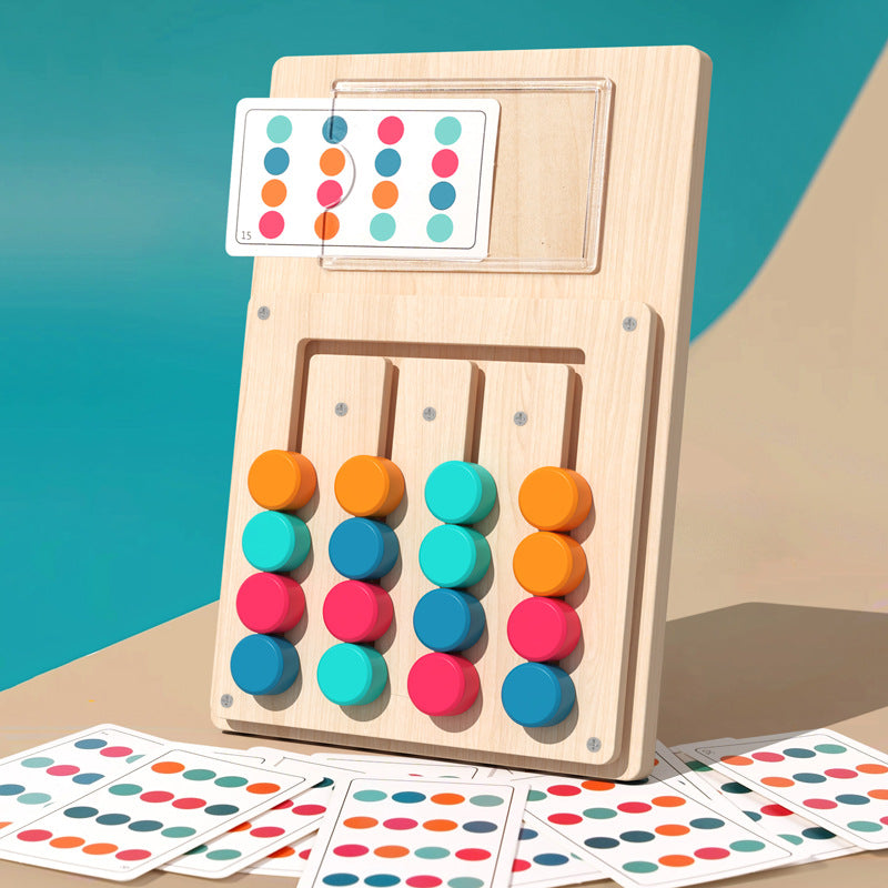 Wooden Color Logic Puzzle